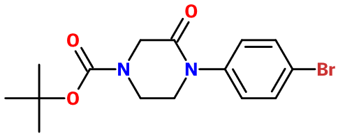 (image for) MC085104 t-Butyl 4-(4-bromophenyl)-3-oxopiperazine-1-carboxylate
